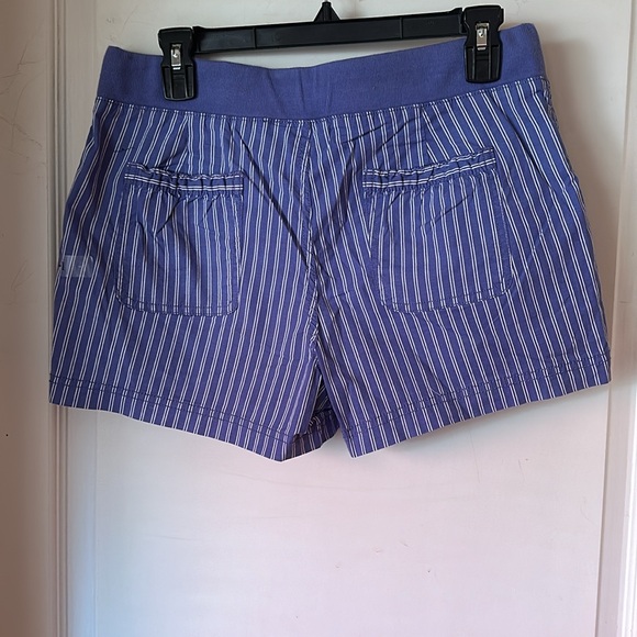 Women’s Ana blue and white striped shorts drawstring New with Tags - Picture 4 of 4